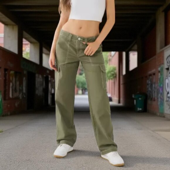 NWT TRUE RELIGION Military Single Needle Cargo Pant in Kalamata 29 - Picture 8 of 8